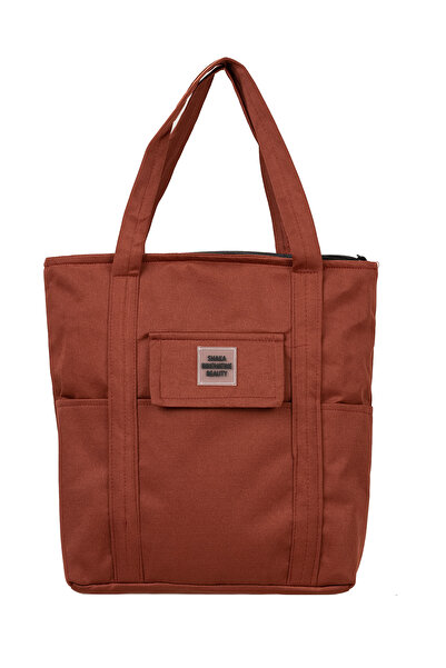 SHAKA Tile Shk20 4 Compartment Zippered Canvas Fabric Daily Women's Shoulder ...