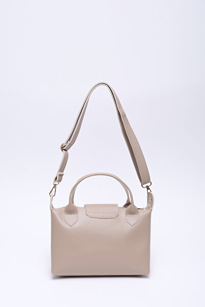 SHAKA Mink Shk135 Faux Leather, Single Compartment, Double Strap Hand, Arm and Cross Shoulder Bag