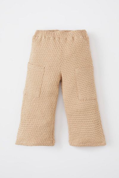 DeFacto Baby Girl Elastic Waist Wide Wide Leg Pants C0723A524Sp