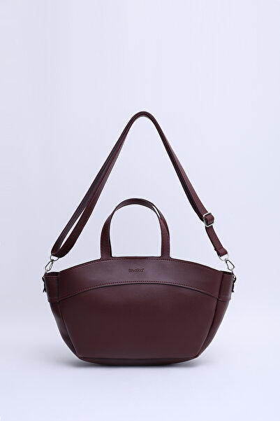 SHAKA Claret Red Shk199 Faux Leather Μονόχωρο, Τσάντα Μακιγιάζ, Διπλό λουράκι...