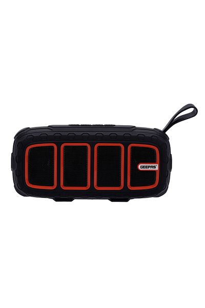 Geepas Rechargeable Bluetooth Speaker 10m Range| BT/ TF Card/ AUX/ USB Playback/ TWS Function| GMS11183