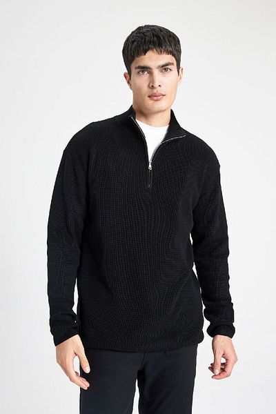 DeFacto Loose Fit Turtleneck Thessaloniki Fabric Sweater B9706Ax24Au
