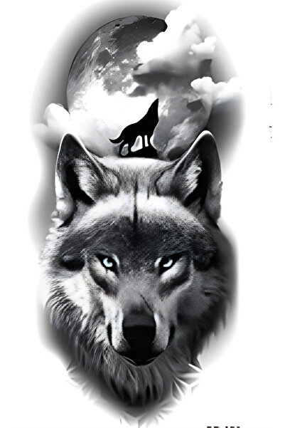 pivok Kurt Bulut Geçici Dövme Geçici Dövme Tattoo(STICKER)