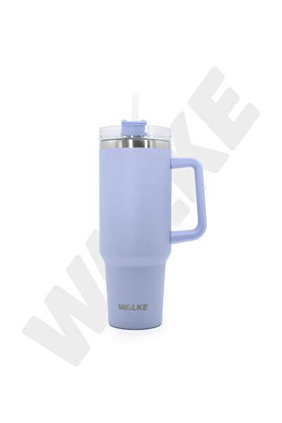 Walke Luxury Glass with Straw Thermos 1.2 Liter