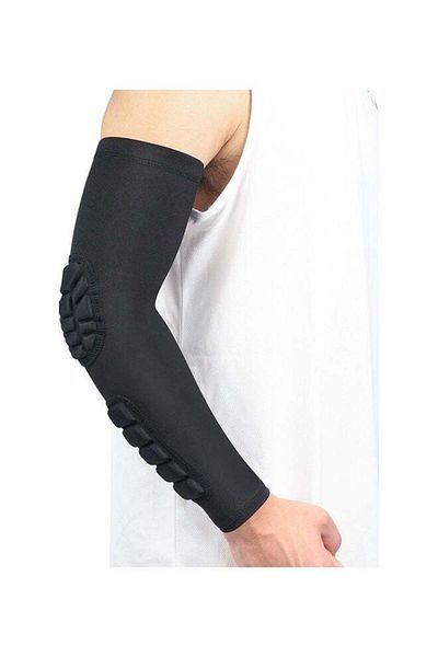 Generic 2PCS Men Women Compression Arm Sleeves Elbow Brace Pad Moisture-Wicking XL