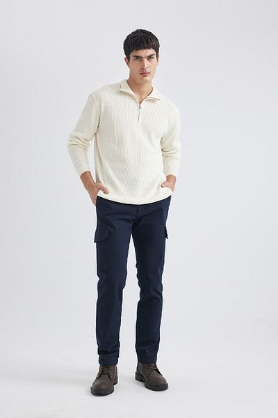 DeFacto Loose Fit Turtleneck Thessaloniki Fabric Sweater B9706Ax24Au