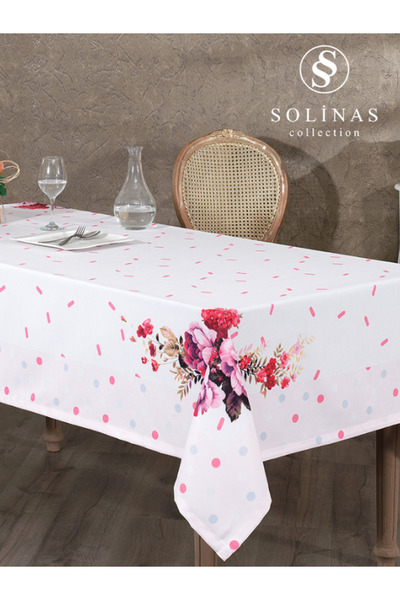 Solinas Collection Digitalna štampa komad koraljno ružičaste ploče Stolnjak