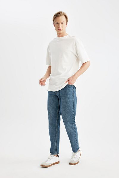 DeFacto 90s Slim Slim Fit High Waist Narrow Leg Jean Trousers B5785ax24sp