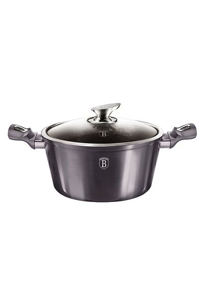 Berlinger Carbon PRO Line 18-piece marble-top cookware set