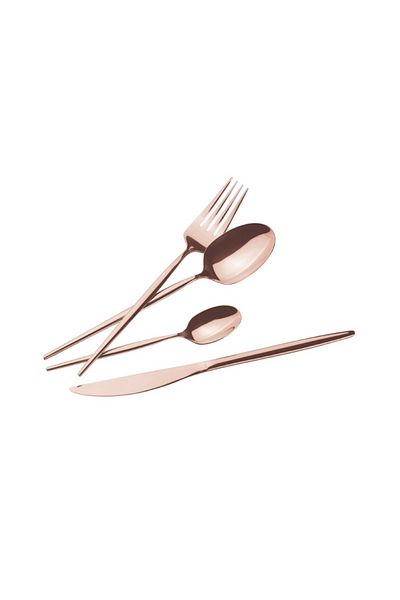 Berlinger Haus Rosegold evőeszköz készlet 24 db rozsdamentes acél Rosegold fémes vonal