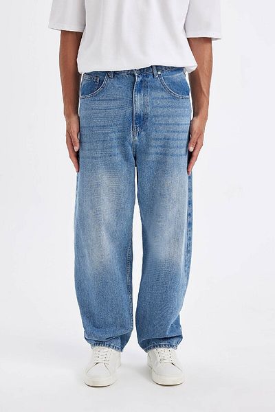 DeFacto Wide Baggy Fit Wide Fit Regular Waist Wide Leg Jeans B5788ax24sp