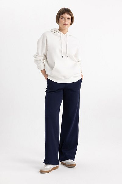 DeFacto Dicke Jogginghose mit gerader Passform und hoher Taille und Taschen B8571ax24sp