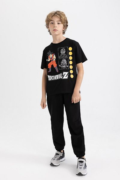DeFacto Boy's Dragon Ball Crew Neck Short Sleeve T-Shirt C0518A824Sm