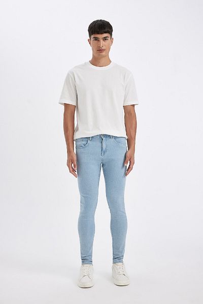 DeFacto Super Skinny Fit - Džíny s extra úzkými nohama s pravidelným pasem A6942ax24sp