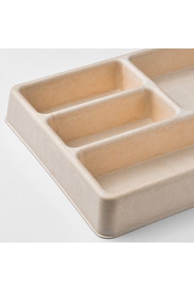 IKEA HÖNSNÄT Cable organiser for drawer, natural, 29 x 21 cm