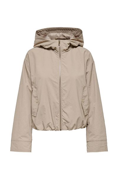 ONLY Onlbealo Hood Jacket Cc Otw Beige Women's Coat 15336162