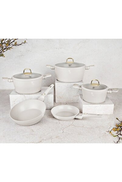 Berlinger 10-piece titanium surface dinnerware set Sahara Collection