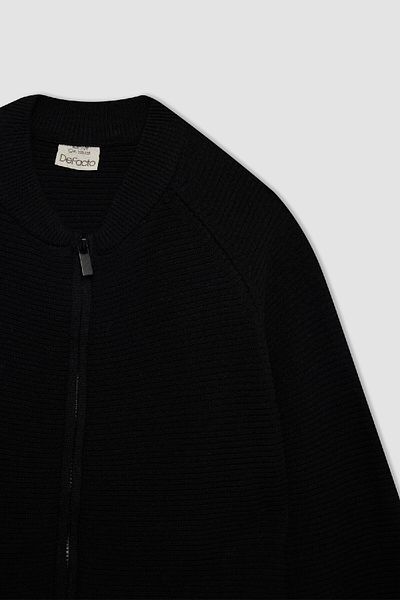 DeFacto Boy's Knitwear Cardigan - Half Turtleneck, Zip C2228A824Au