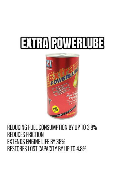 EZI Extra Powerlube Engine Treatment Additive Oil – 326ml, Reduces Friction, Improves Performance