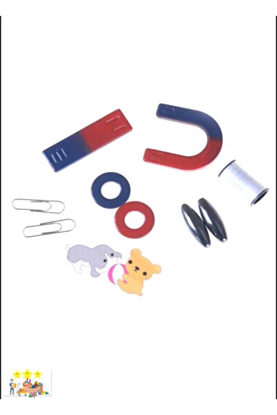 Genel Markalar Mıknatıs Oyun Deney Seti Çocuklar İçin Magnet Play Set Eğitici
