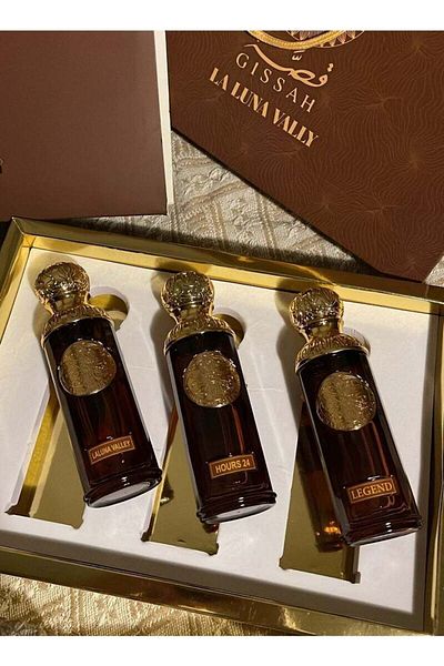 GISSAH Luxury Story Package with different scents and high concentration, 3 * 90 ml