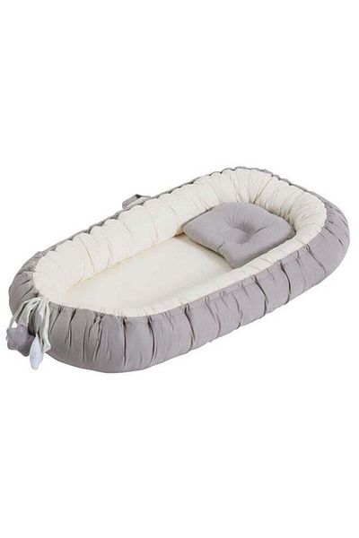 COOYA Baby Travel Crib,Soft Breathable Bed-in-Bed,360 Degree Wrap Around,0-12 Months