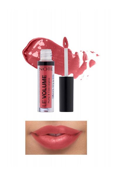 NOTE Le Volume Plump & Care Lipgloss Luciu de buze hidratant 03 Candy Rose - Roz