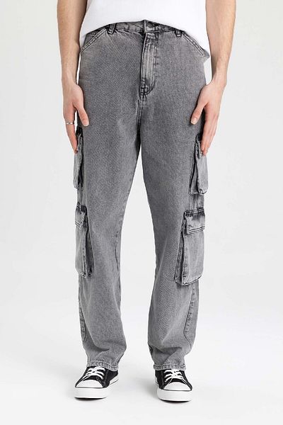 DeFacto Wide Fit Heart Jeans - Normal Grade C3079Ax24Sp