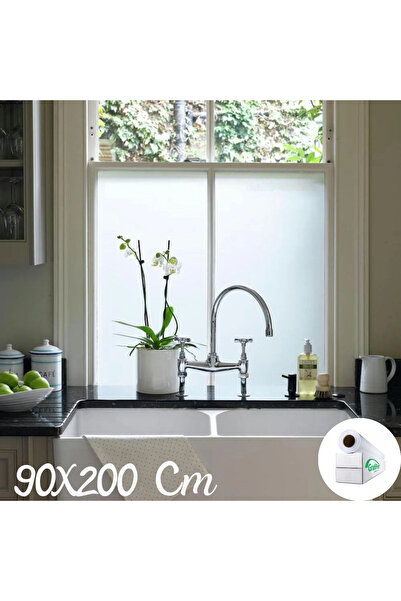 Genel Markalar 90 Cm x 2 Metre Cam Kumlama, Ofis, Duşakabin ve Balkon Camı Buzlu Kaplama Folyosu