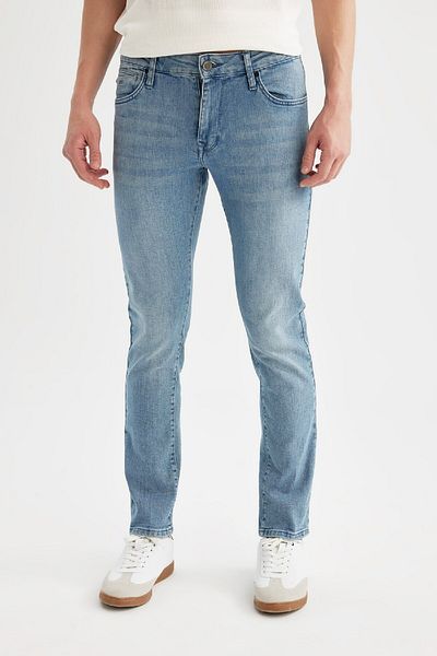 DeFacto Carlo Skinny Fit Extra Skinny Fit Regular Waist Extra Skinny Leg Jeans C0671ax24sp