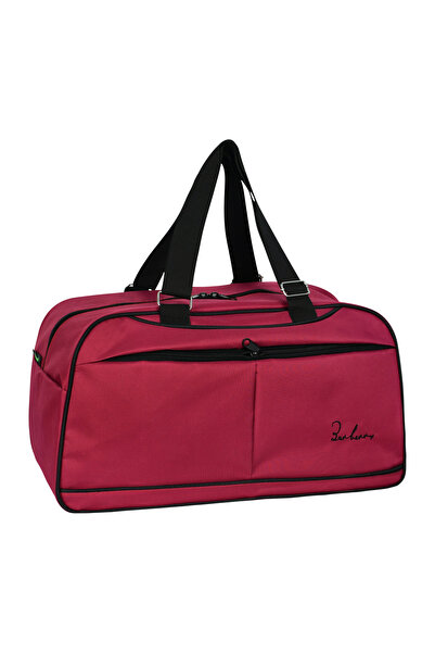 barberri Askılıklı Spor El Valizi Bordo Siyah Cod: 180