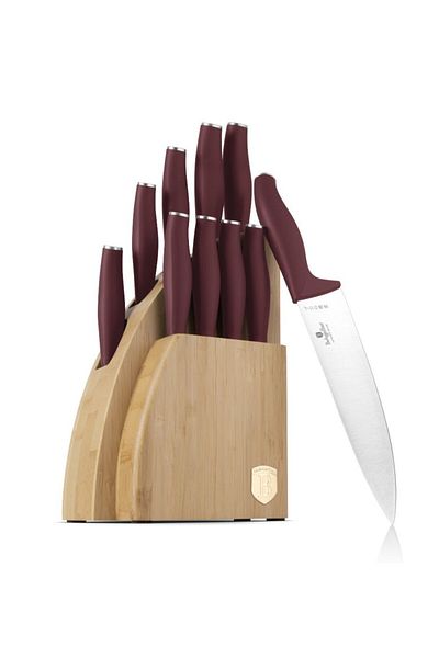 Alpina Knife set with BAMBOO holder 10 pcs Leonardo Collection