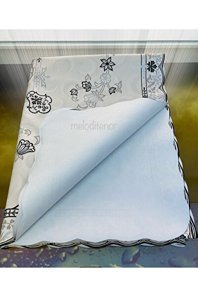 DORA Lined Rug Panel - Non-Slip Rectangular Pvc Oilcloth Table Cover 120X155 cm