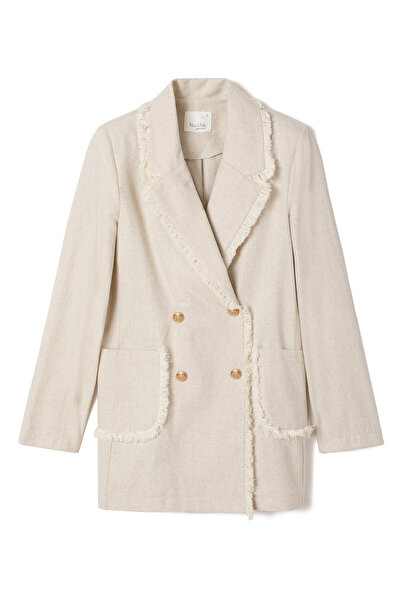 Touché Privé PÜSKÜLLÜ KETEN CEKET