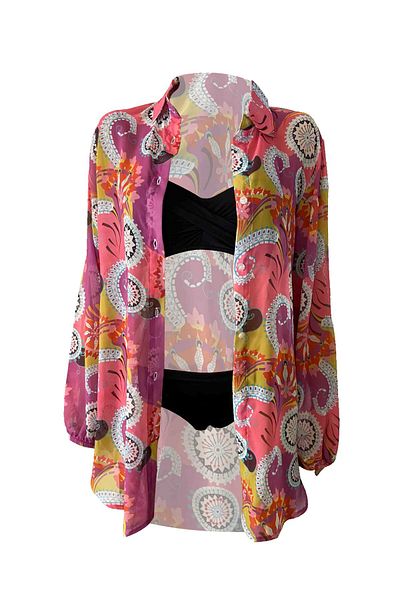 Bolder Jasmine Pink Japan Beach Shirt
