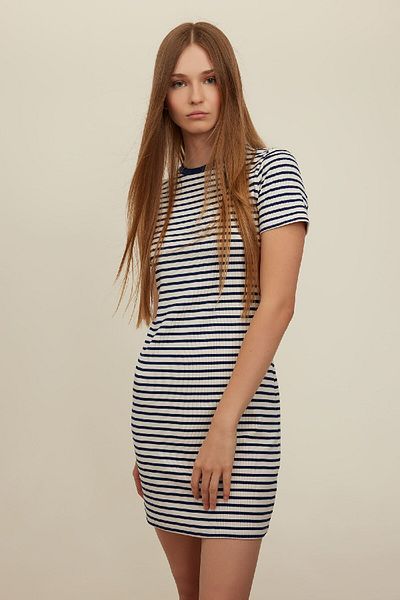 DeFacto Rochie mini cu mânecă scurtă, bodycon C1733ax24sp