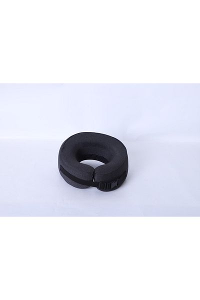 Alhabib bedding Nadaf Neck Pillow with Eye Mask Black