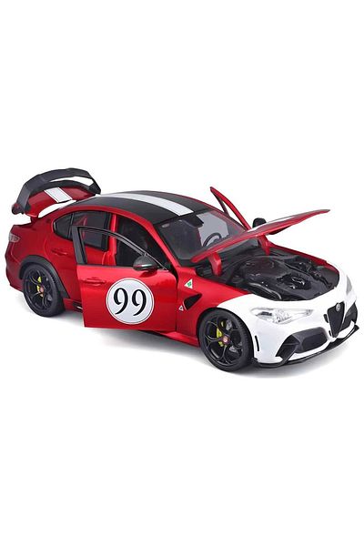PopŞeker Alfa Romeo Giulia Gtam 1:18 Scale Model: Racing Spirit in Details!