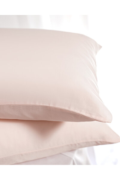 Madame Coco Ciel 100% Cotton Satin 2-Piece Pillow Case - Light Powder
