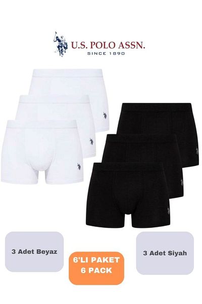 U.S. Polo Assn. Male, Licensed Uspa, 6'Lı Boxer Set from Cotton (Boxed)