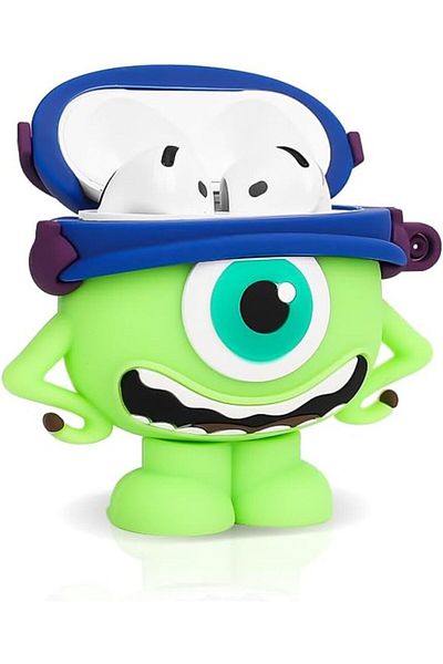 Blackmark 4. Generation Compatible Cute Monster Mike Wazowski Patterned Anti-Shock Headphone Protection Case