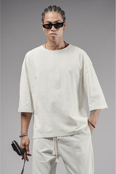 Butik TREND WE lenvászon szövet Oversize Fit alsó felső szett