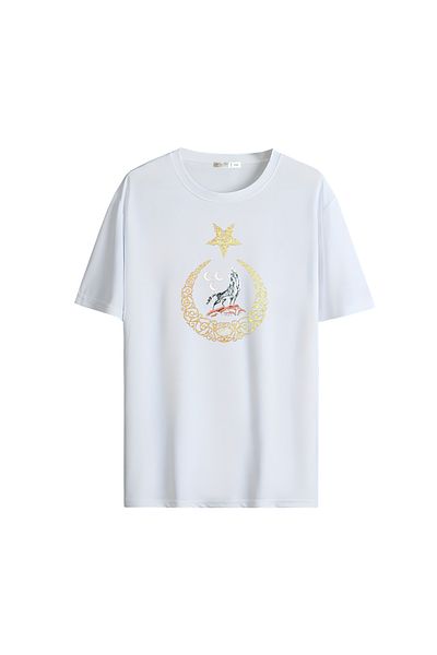 Gölge Store Turkish, Turkish and Göktürk Iconic National Printed Oversize Unisex T-Shirt 1414