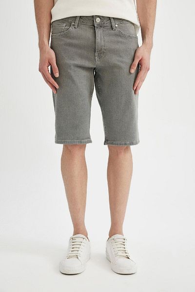 DeFacto Slim Fit Slim Fit Jean Bermuda A4802ax24sm