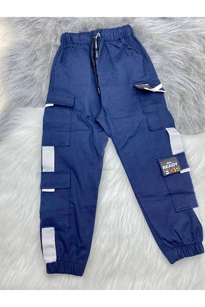 mj kids Cargo Pocket Boy's Gabardine Sweatpants