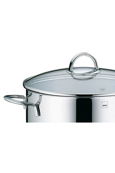 KELA Keck Lang Stainless steel pot with glass lid 9 l CAILIN