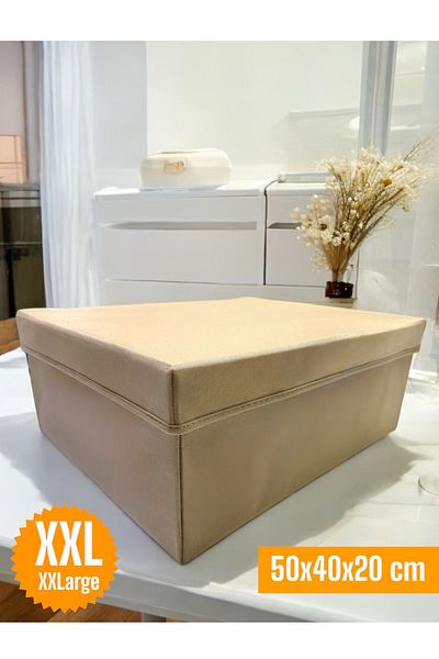 Balkan Room Clamshell Inside Cabinet Organizer Box Multi-Purpose Storage Box Xxlarge 50X40X20 cm
