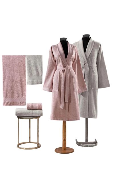 Pierre Cardin Bathrobe Set 6 Piece Dowry Set