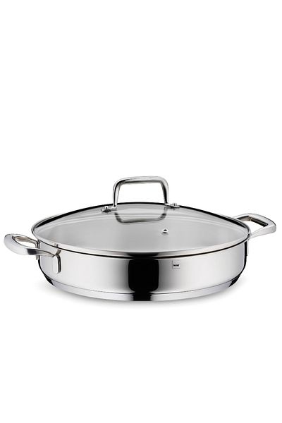 KELA Keck Lang Frying pan with lid 18/10 stainless steel FLAVORIA 28 cm