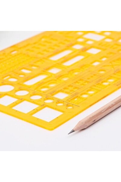 OZN AKSESUAR Architectural Template, Furniture Template, Drawing Template, Circle Template, Ruler No:4318